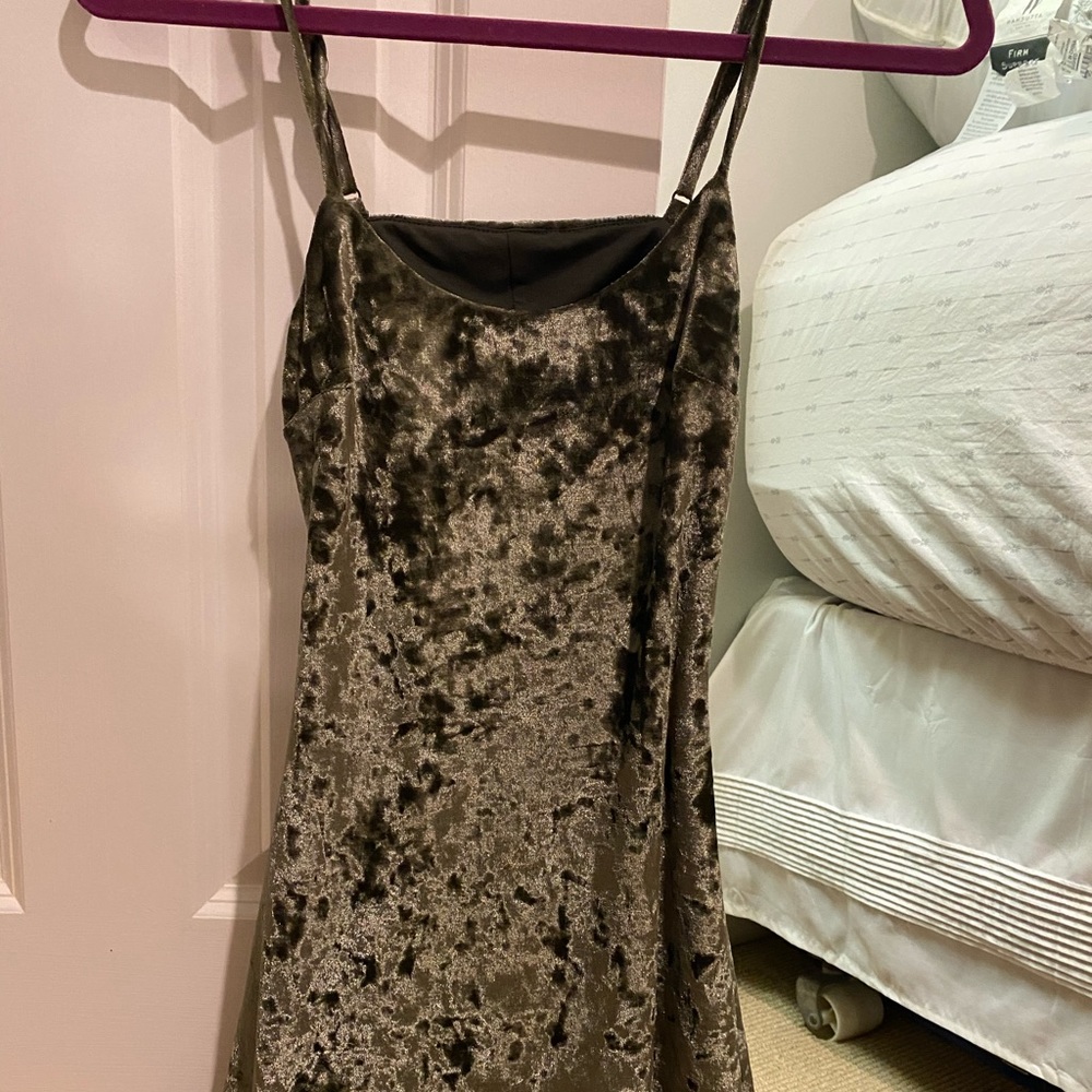 NBD velvet mini dress